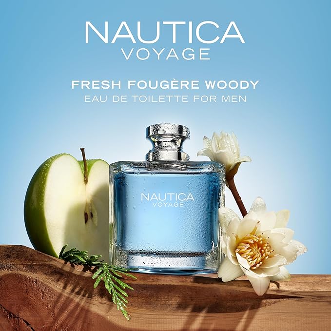 Nautica Voyage Eau De Toilette Long Lasting 3.3Fl oz
