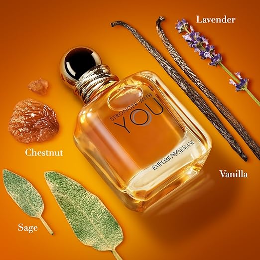 Armani Beauty - Stronger With You - Eau de Toilette - Cologne for Men 3.4 Fl Oz