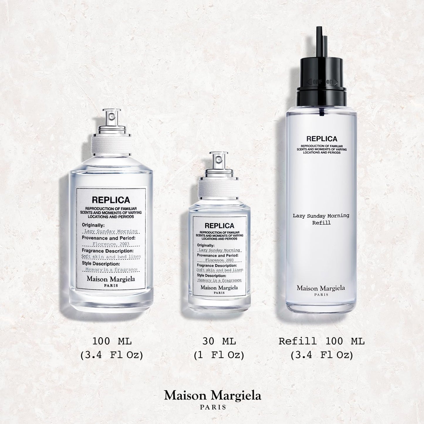 Maison Margiela - Replica - Lazy Sunday Morning Eau de Toilette - 1 Ounce (Pack of 1)